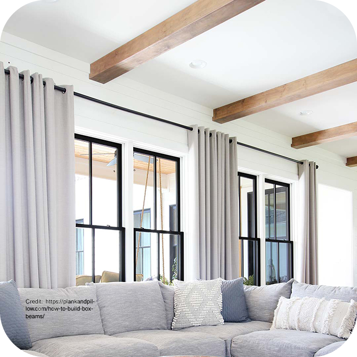Beamed-Ceiling